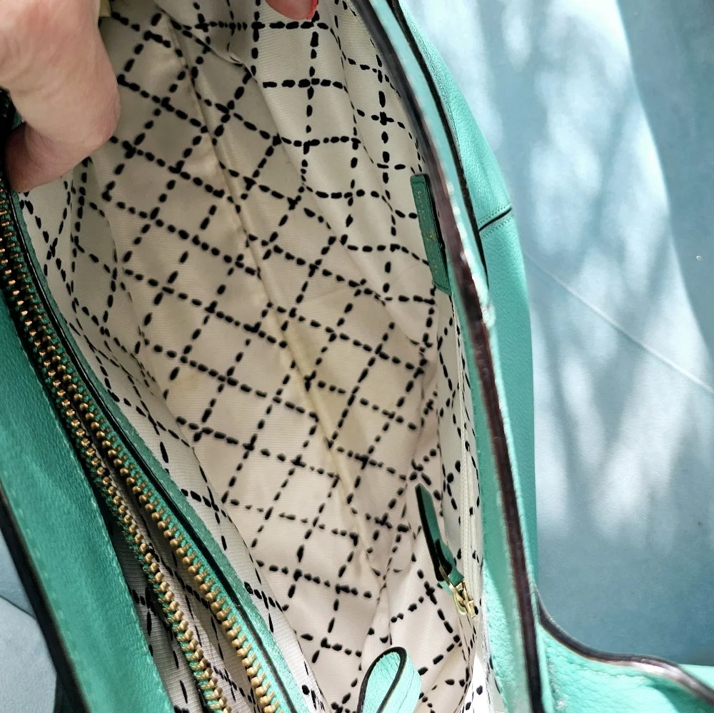 Kate Spade β οΈ New York Quinn Villabella Avenue Leather Bow Bag - Picture 4 of 12
